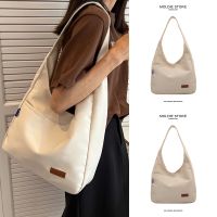 Summer work class commuting large-capacity large bag female 2023 new cross-body canvas bag one-shoulder tote bag 【QYUE】