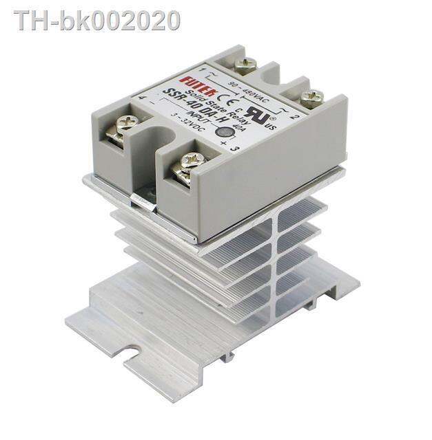 ssr-40-da-h-dc-ac-solid-state-relay-ssr-40a-3-32v-dc-90-480v-ac-w-heat-sink