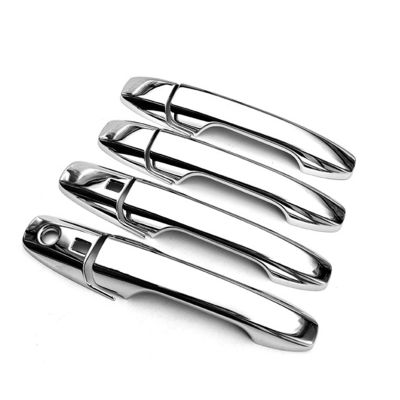 dfthrghd 8Pcs Chrome Car Exterior Side Door Handle Frame Cover Trim for Honda CRV 6Th 2023