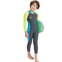 1 pcs Wetsuit Diving Suit Swimsuit Childrens Girls Long Sleeve Swimwear Boys Rashguard Suit For child kids Diving 3 colors