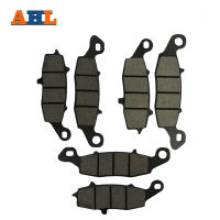 AHL Motorcycle Front and Rear Brake Pads for For KAWASAKI KZ 1000 KZ1000 Police 2002-2005 Black Brake Disc Pad