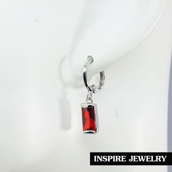 inspire-jewelry-ต่างหูฝังเพชรสวิสเกรด-aaa-ขาล็อค-เส้นผ่าศูนย์กลางจากซ้ายมาขวา-12mm-15mm-งานจิวเวลลี่แบบร้านเพชร-พร้อมถุงกำมะหยี่