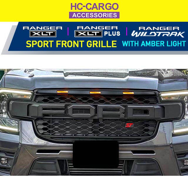 HC Cargo Ford Ranger 2022 Next Gen T9 XLT XLT+ Wildtrak GT Front Grill ...