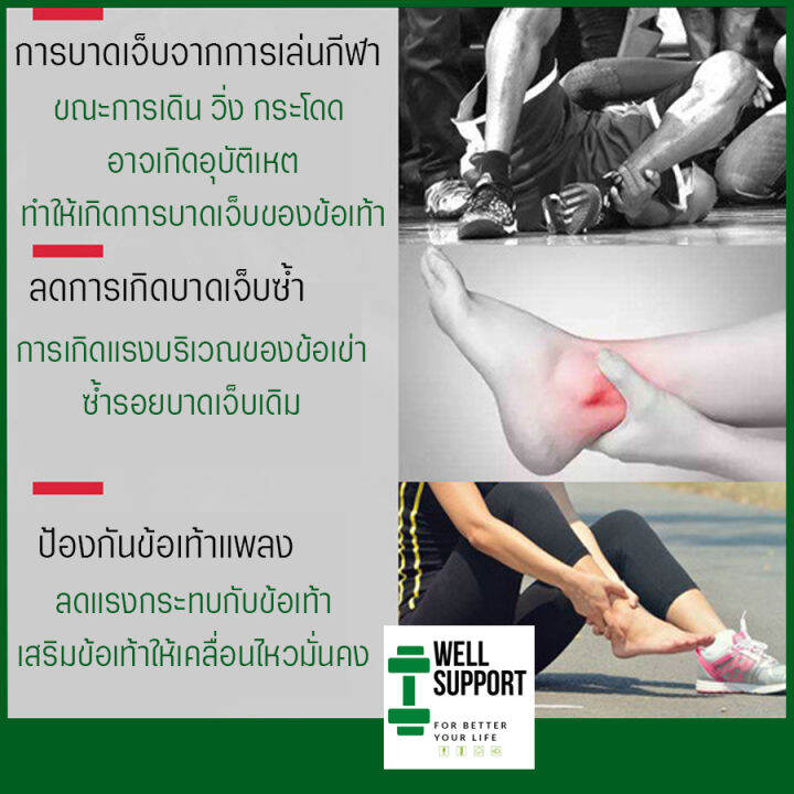 ซื้อ1ฟรี1-ผ้ารัดข้อเท้า-สนับ-ซัพพอร์ต-ลดการบาดเจ็บ-ใส่วิ่งเล่นกีฬากัน-ข้อเท้าพลิก-แพลง-ankle-support