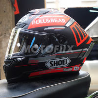 SHOEI หมวกกันน็อคเต็มใบ X-SPIRIT3 MARQUEZ BLACK CONCEPT By MOTOFIIX