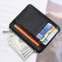 卐 Card package ultra-thin leather men and women more than a chip card for drivers sets of mini zero wallets