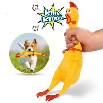 Flying chicken dog clearance toy