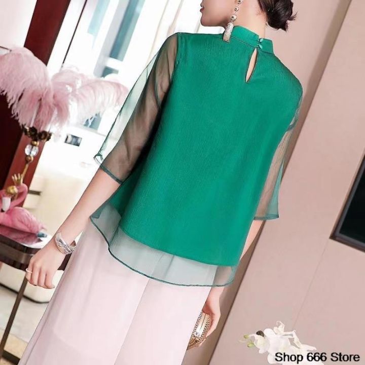 2023ชุดจีน-เสื้อผ้าสตรี62-hanfu-ชุดชั้นในกี่เพ้าเสื้อกันหนาวแบบสวมหัวสั้น