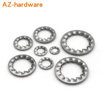 410PCS 304 Stainless Steel Lnternal Tooth Lock Washer Assortment Kit Stop Internal Tooth Toothed Gasket Box Set