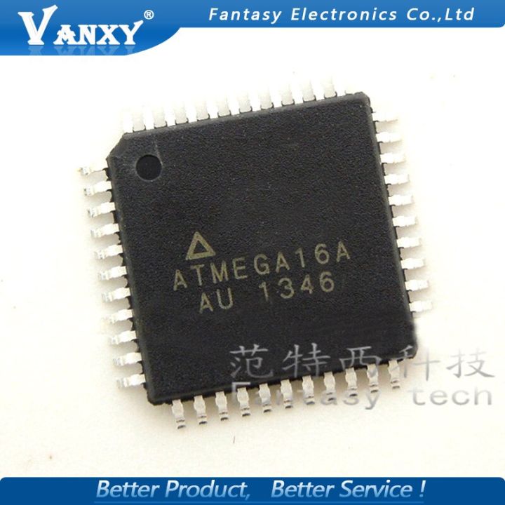 2PCS ATMEGA16A-AU QFP ATMEL TQFP44 16A-AU ATMEGA16A MEGA16A-AU Programmable Flash WATTY Electronics