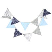 12 Flags 3.2m ธง Bunting แบนเนอร์ธงสามเหลี่ยมเทศกาล Baby Shower Wedding Garland Flags สำหรับตกแต่งปาร์ตี้-zlskjgmcbsb