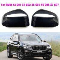 ฝาครอบกระจกมองหลังประตูด้านข้างรถสำหรับ BMW X3 G01 2018-2021 X4 G02 X5 G05 X6 G06 X7 G07 2019ชิ้นส่วน2020มีสไตล์