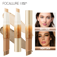 FOCALLURE 2 In 1 Face Bronzer High Stick ติดทนนานกันน้ำไม่เหนียวเหนอะหนะและไม่แห้ง Face Contour แต่งหน้าเครื่องสำอาง