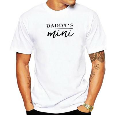 daddys mini letter print funny mother T shirt Women short Top Summer O-neck Tshirt high quality T-shirt for woman tops clothes