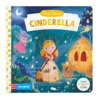 First stories busy series paperboard Book Princess chapter Cinderella operating mechanism Book enlightenment 1-5-year-old children to learn parent-child English and read childrens original English books together