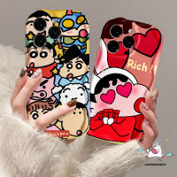 เคสสำหรับ Samsung A12 A14 A24 A04s A32 A10s A20 A03s A31 A04 A50s A52 A20s A51คู่ลายการ์ตูนดินสอสีหน้าแข้ง-Chan A21s นิ่มขอบโค้งมน