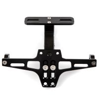 ♘ Universal Adjustable Motorcycle Rear License Plate Mount Holder For Honda For Kawasaki Z750 Z800 For Honda CBR 125R For MT07 R1