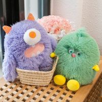 Plush Toy Small Furry Monster Plush Doll Creative Big Eye Monster Doll Home Decoration Childrens Birthday Gift