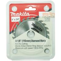 ใบเลื่อย Makita 4"  24T ใบเลื่อยวงเดือน ใบเลื่อย Makita 4 นิ้ว 24 ฟัน รูกลาง 2 ซม.ใบเลื่อยใส่ไบเบอร์ ใบเลื่อยใส่เครื่องเจีย ใบตัด4นิ้ว