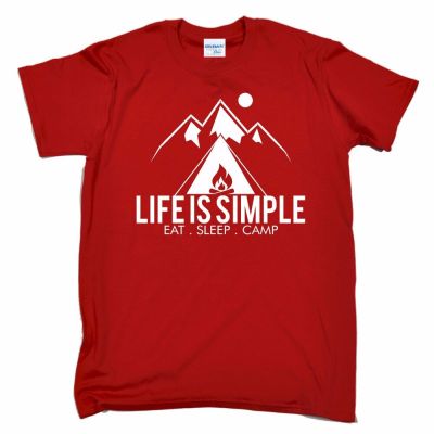 Kaus Lengan Pendek Grosir Kaus Pria T-Shirt Pria Waktu Tidur Kemah Sederhana Kaus Hadiah Ulang Tahun Lucu Klasik S-4XL-5XL-6XL