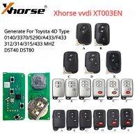 Xhorse VVDI XTS003EN 0140/3370/5290/A433 Universal Remote Key for Toyota for Lexus 4D-71 4D-74 40bit 80bit Generate by vvdi