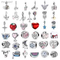 925 Sterling Silver forever family beads Charm Fit Original 925 pandora Bracelet bead Necklace Jewelry making for Women