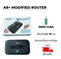 เราเตอร์ 4G LTE MiFi A8+ พ็อกเก็ต WiFi ฮอตสปอต Unlimited MiFi Router Unlimited Internet,เร้าเตอร์,เร้าเตอร์ใส่ซิม,ไร้สาย,เร้าเตอร์5G