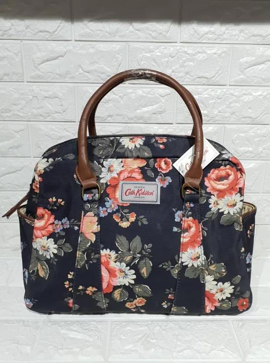 cath kidston black floral bag