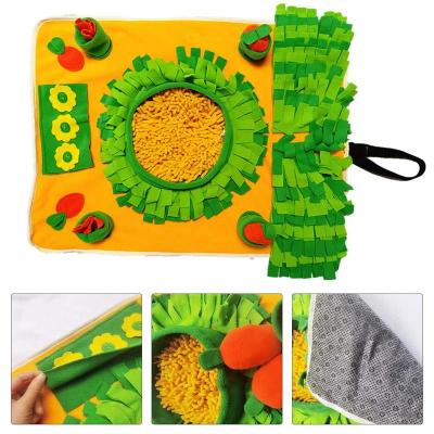 สุนัข Snuffle Mat Interactive ของเล่นสุนัขและ Sniff Mat สำหรับแมว Snuffle สำหรับแมว Sniff Mat สำหรับสุนัข Polar Fleece Mat สุนัขช้า