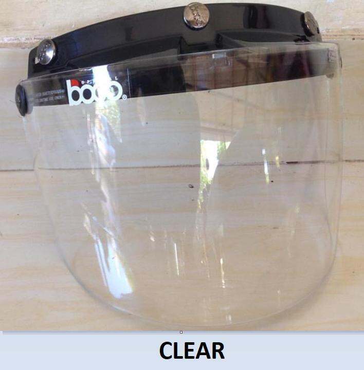 HELMET VISOR BOGO 3 BUTTONS , HELMENT CAP CLEAR Lazada