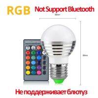 【☸2023 New☸】 dongdangx59 E27 Led บลูทูธ85-265V โคมไฟ Led Rgb แสงสมาร์ท Rgbw Rgbww โคมไฟแต่งบ้านในร่ม