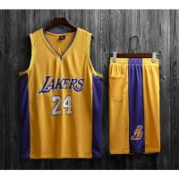 เสื้อคุณภาพสูง Lakers James Jersey No. 23 ชุดเสื้อบาสเก็ตบอลชุดกีฬา SC5543