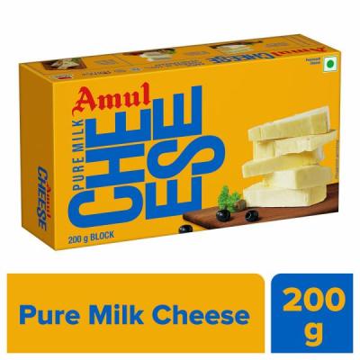 Amul Cheese Block 200 g (Carton)