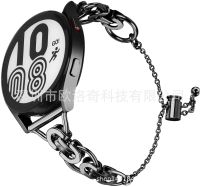 [COD] Suitable for galaxy watch 3/4/Huawei GT20MM stainless steel single circle bead chain strap