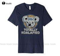 Brand New  Summer Mens Short Sleeve Totally Koalafied Shirt   Koala Bear Gifts   Punny Tshirts Tee Xs 5Xl Unisex Aldult Teen XS-6XL