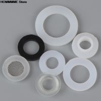 1/2 3/4 1 Rubber Ring White Black Silicon Flat Gasket Sealing Ring for Shower Nozzle Hose Pipe Bellows Tube Washer Ring 10PCs