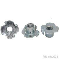 【hot】❣∏☫ 40Pcs 1/4 1/4 Inch 1/4-20 Zinc Plated Carbon DIN1624 Female Captive T Tee Four Claw