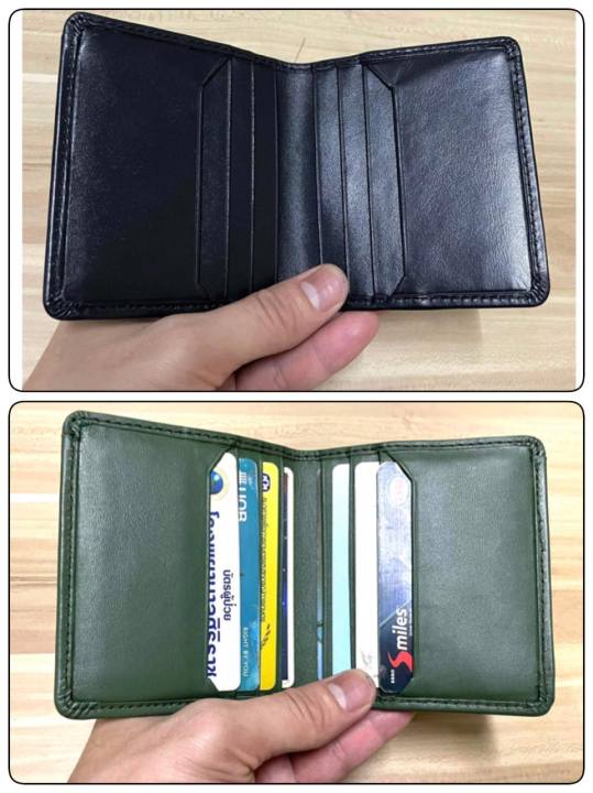 กระเป๋า-สตางค์-ทรงตั้ง-2พับ-wallet-touch-t007-หนังวัวแท้100