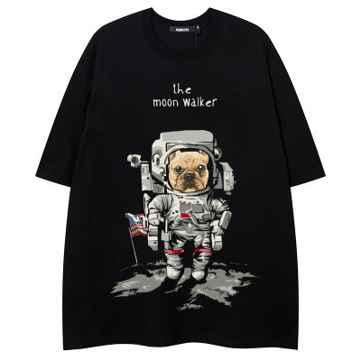 S-7XL Oversized Trendy Men T Shirt Graphic Cartoon Short Sleeved Baggy Size Cotton T-shirts Youth Mens Clothing Sports Street Tees Round Neck Tshirt