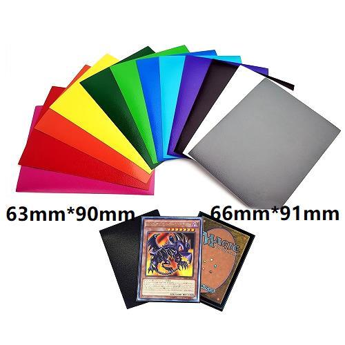 100PCS Matte Colorful Standard Size Card Sleeves TCG Trading Cards