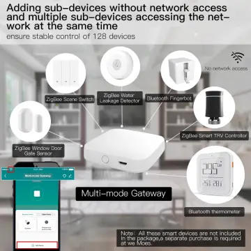 MOES Tuya Zigbee Matter Thread Gateway Smart Home Bridge Matter Hub Support  Voice Control Siri Homekit Smartthings Google Alexa