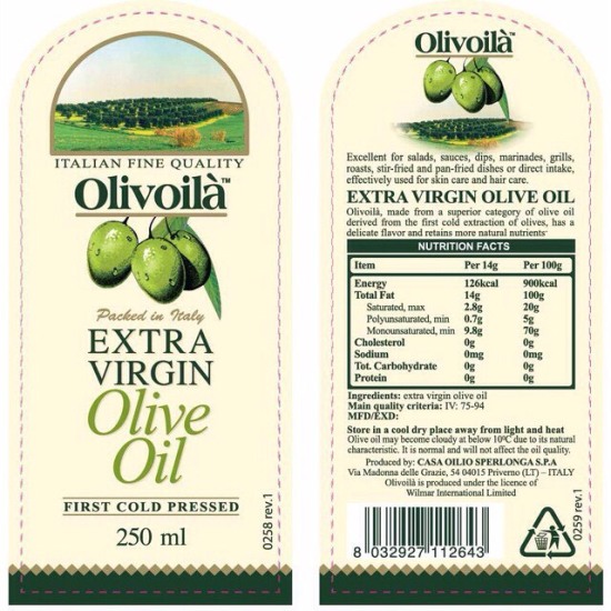 Dầu ô-liu extra virgin nhãn hiệu olivoilà - chai thủy tinh 250m - ảnh sản phẩm 8