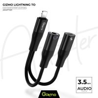 Gizmo หางหนู สายแปลง เชื่อมต่อ Lightning to Aux Audio 3.5 และ Port lightning สำหรับหูฟัง ชาร์จไอโฟน GA-013