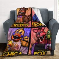 2023 in stock Ultra-Soft Blanket Five Nights At    for Kids Adults Birthday Gift PJ，Contact the seller to customize the pattern for free