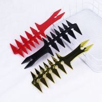 Multifunction Mens Styling Wide Comb Electroplating Barber Hairstyle Combs Hairdressing Tools