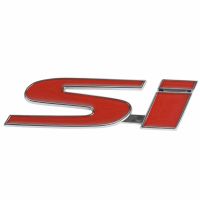 Hot New Metal "Si" Car Body Rear Trunk Lid Emblem Badge Sticker Decal for Honda Civic hengma