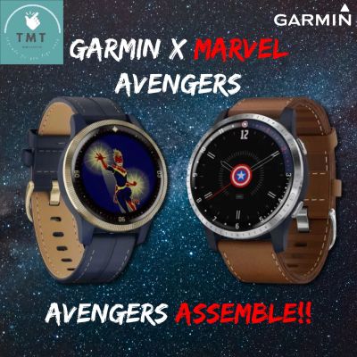 Garmin Avenger (Vivoactive 4) นาฬิกาออกกำลังกาย มี GPS Super Hero สุดเท่ รุ่น Legacy Hero ✅รับประกันศูนย์ไทย 1ปี