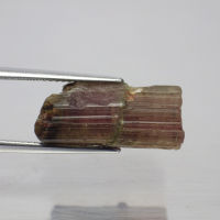 พลอย ก้อน ดิบ ทัวร์มาลีน ธรรมชาติ แท้ ( Unheated Natural Rough Watermelon Tourmaline ) หนัก 15.26 กะรัต