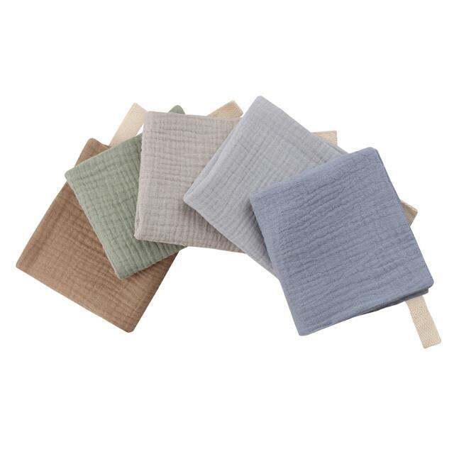 hotx-cw-5-pcs-baby-muslin-hand-face-wipes-saliva-bib-handkerchief-washcloth