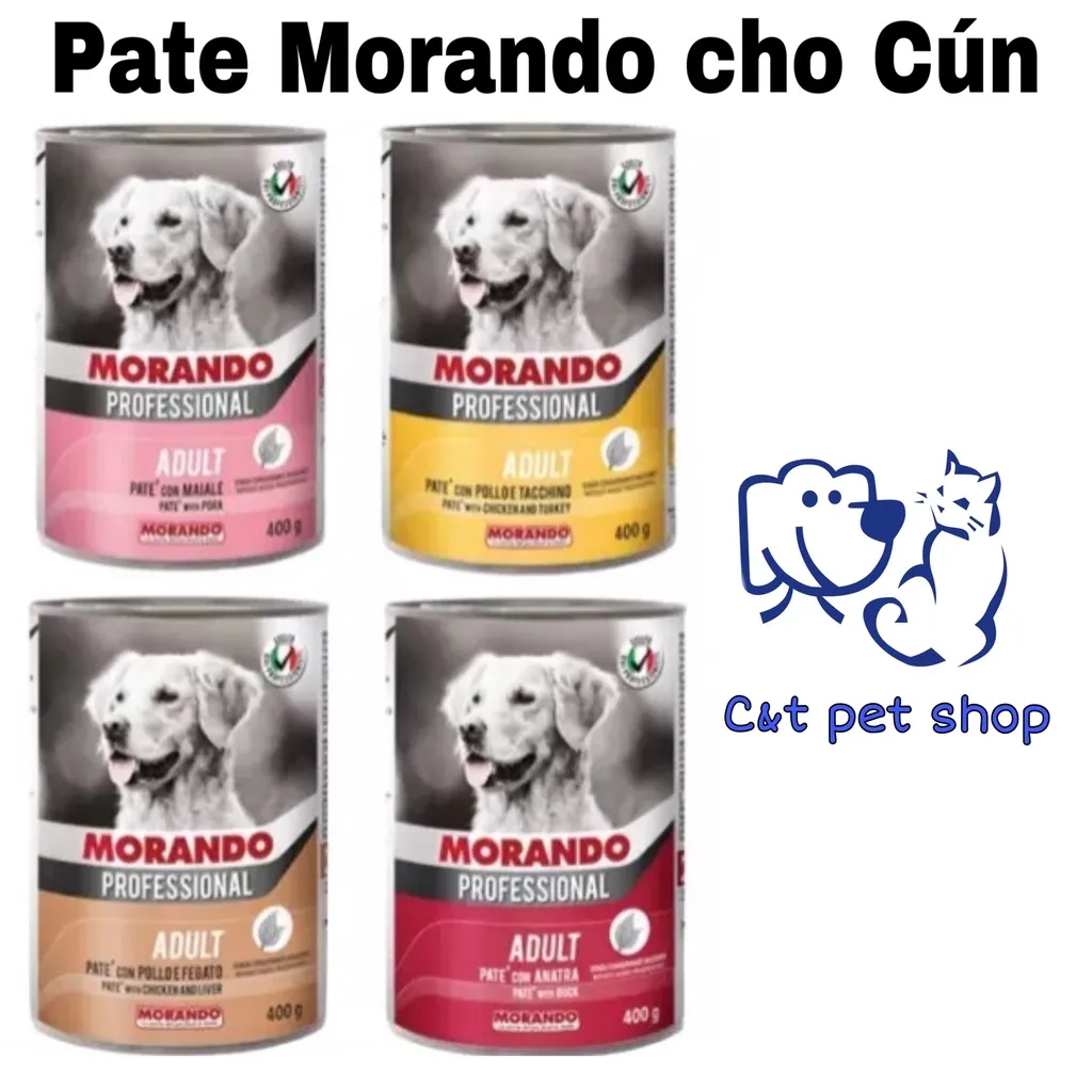 Pate MORANDO dành cho chó 400g 4 vị Pate MORANDO dành cho chó 400g 4 vị